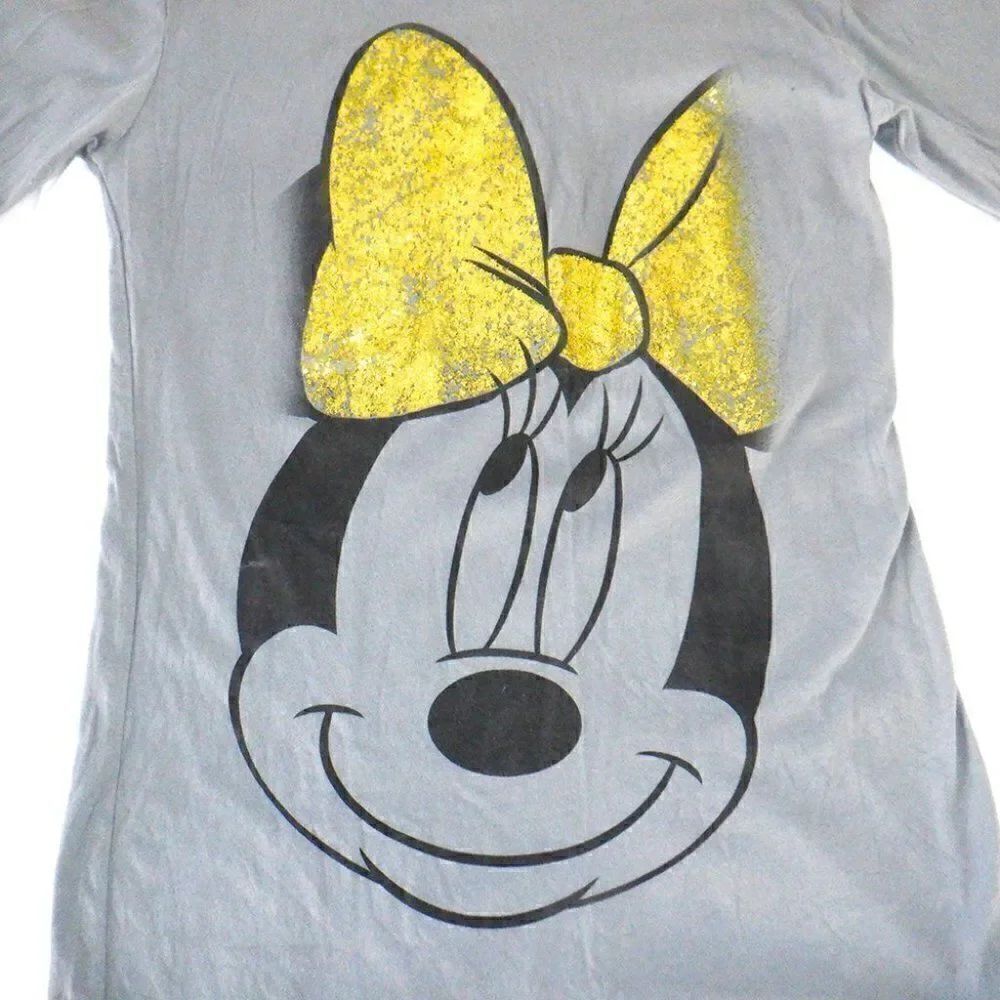 Disney Gold glitter Minnie top